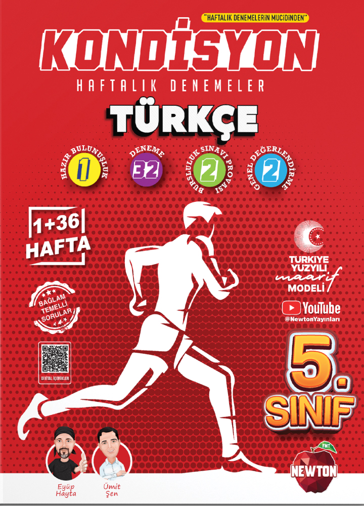 Newton-Web---Book-Covers---5.-Sınıf-kondisyon-turkce-5 5. Sınıf Kondisyon Türkçe – 37 Haftalık Deneme - Görsel 1