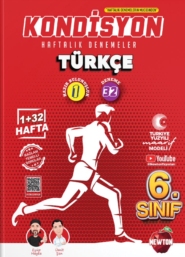 Newton-Web---Book-Covers---6-Sınıf-kondisyon-turkce-6 6. Sınıf Kondisyon Türkçe - 33 Haftalık Deneme - Görsel 1